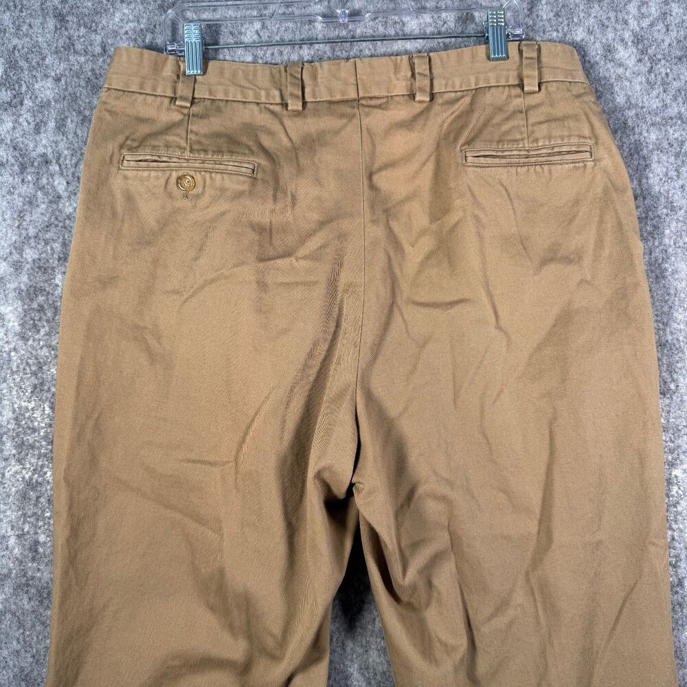 Bills Khakis Pants Mens 38x31 Brown Pleated Cotton Chinos USA - Picture 13 of 14